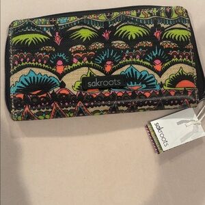 NWT Sakroots Multicolor Patterned Wallet